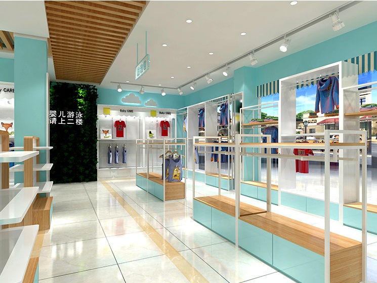 武陟县儿童服装专卖店展柜