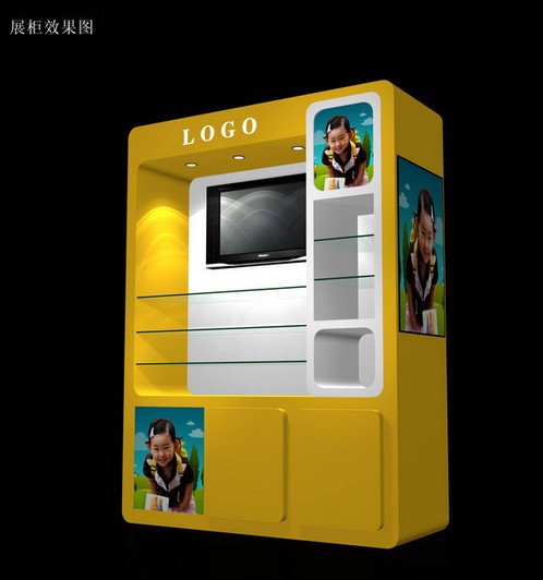 专业的儿童用品展柜效果图片