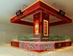 稻香村展柜效果图|稻香村烤漆展示柜定制