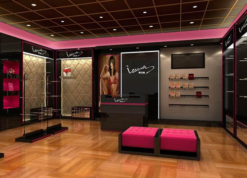 帝湖服装店内衣店展示柜